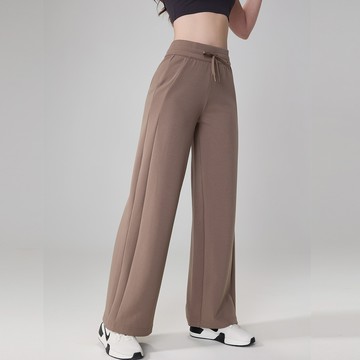 高腰空氣棉寬鬆休閒瑜珈/運動/機能褲*