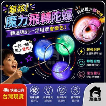 魔力飛轉陀螺 發光陀螺 磁性旋轉陀螺 手搖慣性旋轉陀螺 魔術軌道UUyoyo球圓軌道 復古童玩 古早味 A0053