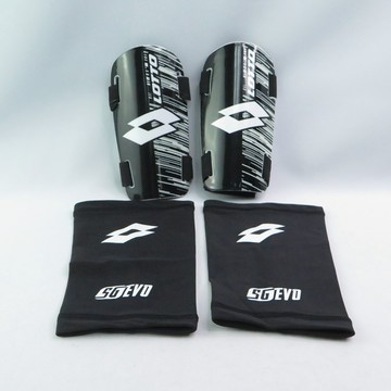 Lotto LT21693720E 足球護脛 Sh Protect 600 III 黑/白【iSport愛運動】