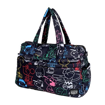 PEANUTS 75周年【SNOOPY & FRIENDS】VOVAROVA 防潑水週末旅行袋