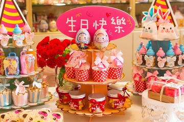 現貨可超取 生日塔 女孩粉 王子公主-生日快樂款 CAKE-001