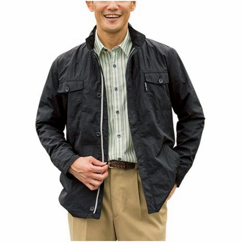 送料無料 7ポケット仕様軽量はっ水トラベルジャケット 全2色 アウター 撥水ジャケット メンズ 紳士服 シニア カジュアルジャケット 黒 P 通販 Lineポイント最大0 5 Get Lineショッピング