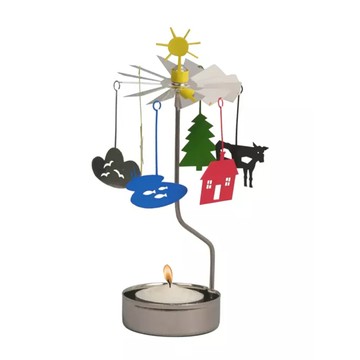 【WUZ屋子】   PLUTO Design 太陽與雲朵旋轉燭座(附蠟燭)