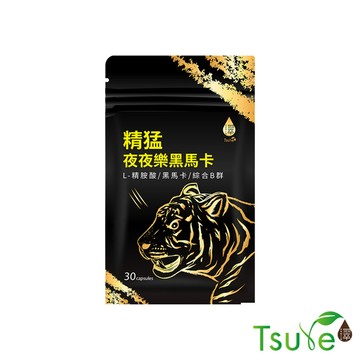 Tsuie 精猛夜夜樂黑馬卡膠囊 30顆/包