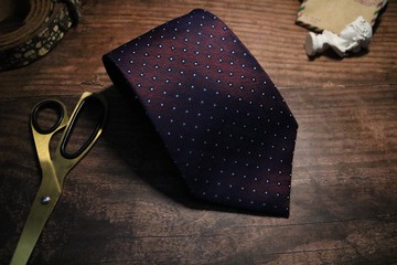 紫色小點點紳士風領帶商務休閒時尚禮盒裝necktie