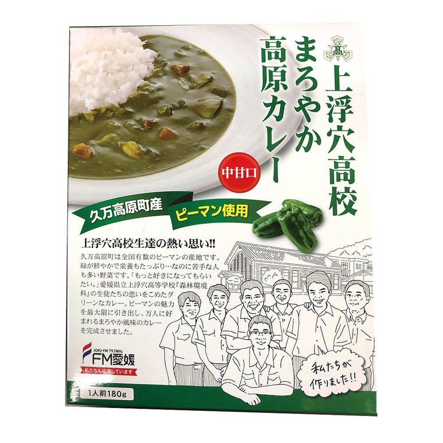 ご当地カレー　　愛媛県産ピーマン使用　 　3箱　 　　レトルト食品　　レトルトカレー