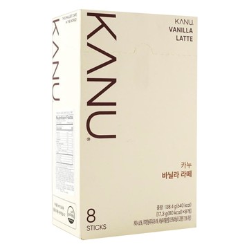KANU 香草拿鐵咖啡  17.3g  8包  1盒