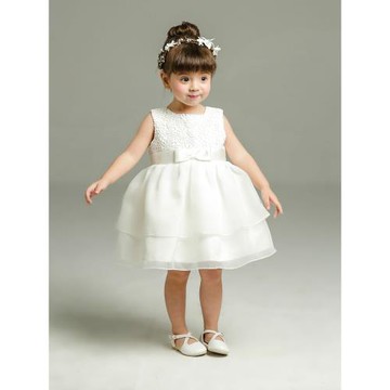 韓版寶寶花童禮服女滿月百天周歲連衣裙婚紗攝影嬰幼兒背心蓬蓬裙