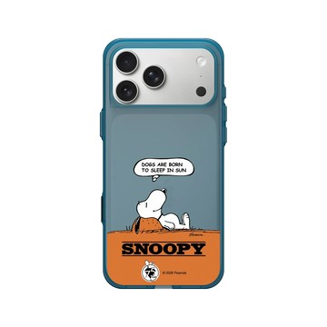 iPhone 17 Pro Max Clear (相機按鈕) 夜幕藍 - 史努比 Snoopy 75th Anniversary - 75週年-休息一下