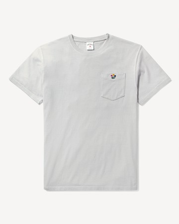 Noah Tulip Pocket Tee Pale Grey / L
