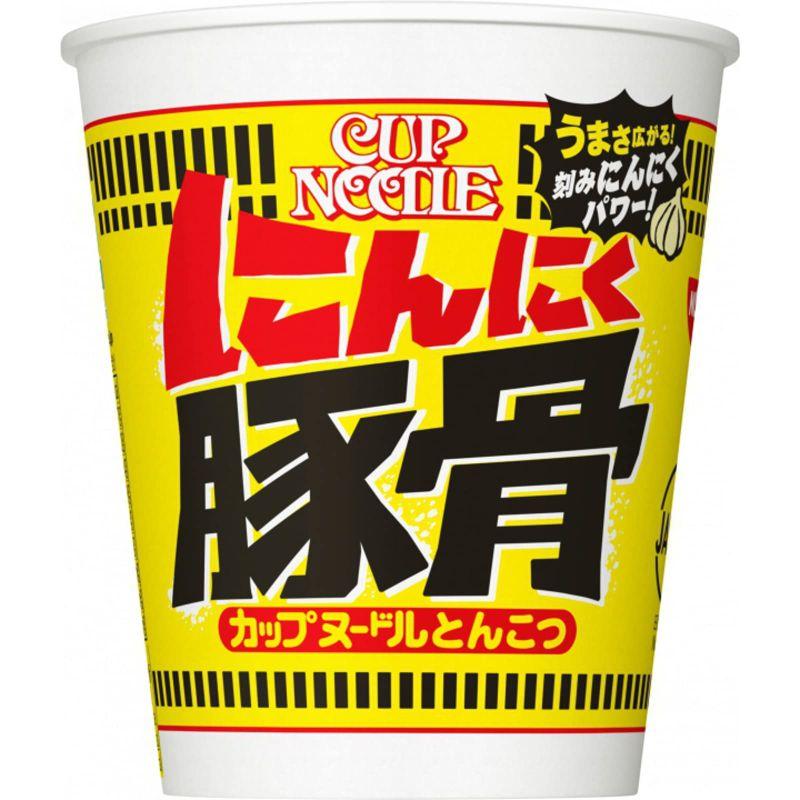 日清食品 カップヌードル にんにく豚骨 うまさ広がる刻みニンニク 79g ×20個