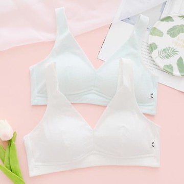 百伶百俐薄款初中生高中背心少女學生內衣15發育期16歲文胸防凸點