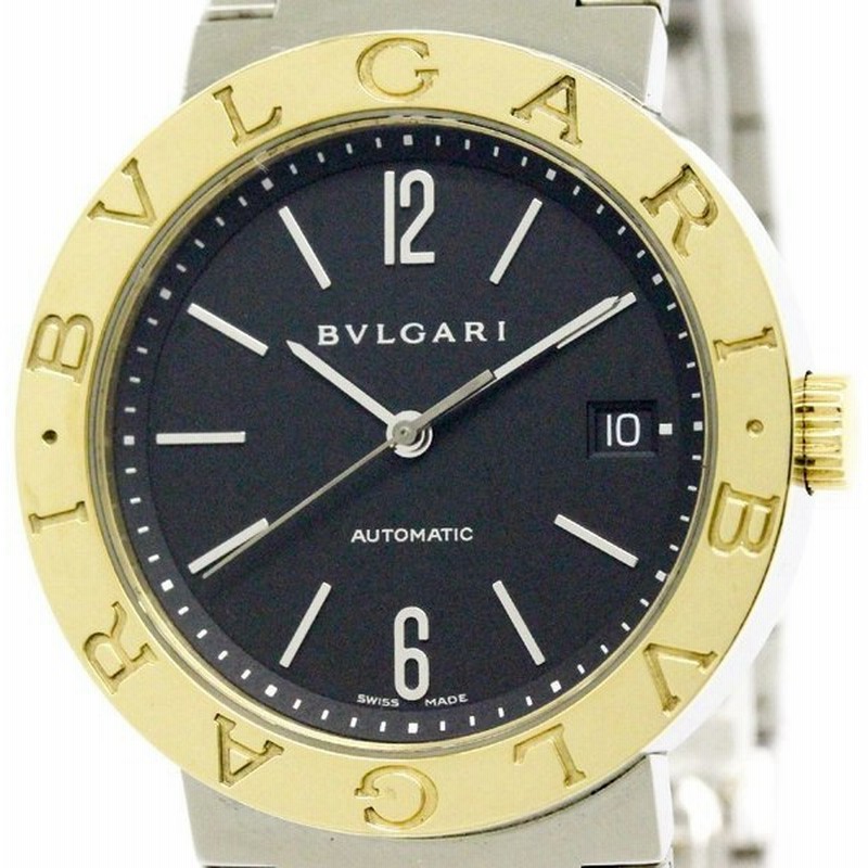 ブルガリ ブルガリブルガリ K18 ゴールド ステンレススチール 自動巻き メンズ 時計 38sg Auto 通販 Lineポイント最大0 5 Get Lineショッピング