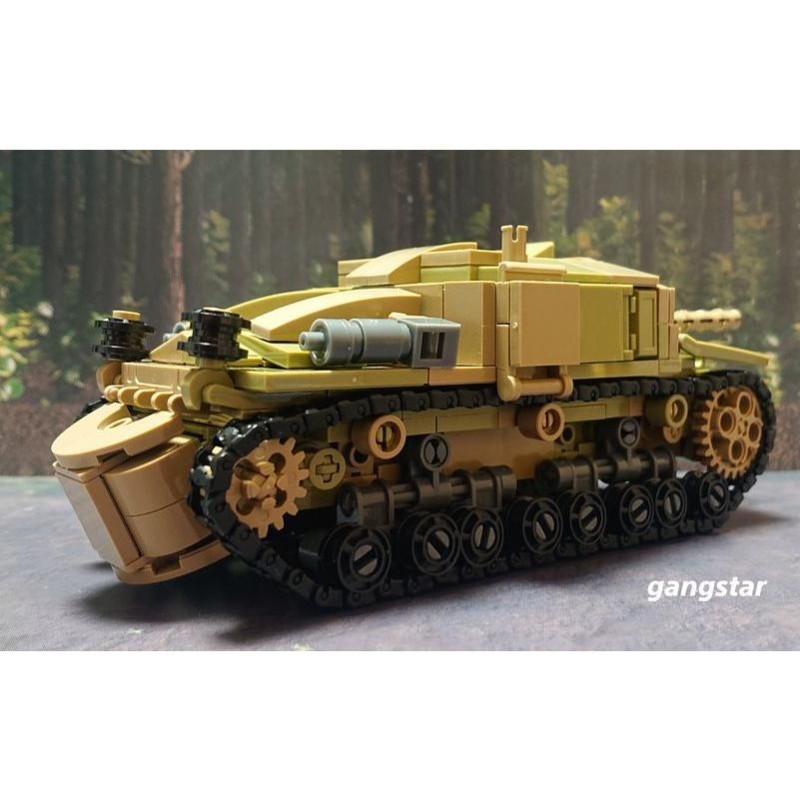 レゴ LEGO ブロック 互換 車 戦車 イタリア セモヴェンテ突撃砲 or M13