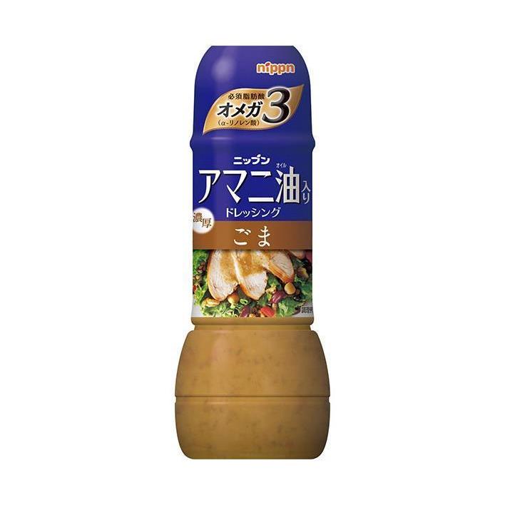 ニップン アマニ油入りドレッシング ごま 150ml×12本入×(2ケース)｜ 送料無料