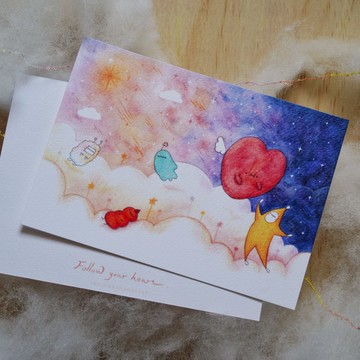 Follow your heart － 明信片