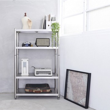 【誠宜居家】升級款加粗加厚100x45x120公分不鏽鋼(四層置物架)-#收納櫃#不鏽鋼置物架#廚房置物架#廚房架#不鏽鋼置物架#不銹鋼