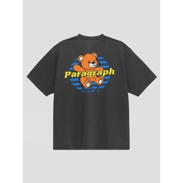 星球家paragraph小熊印花短袖T恤韓國東大門上衣寬松圓領潮牌