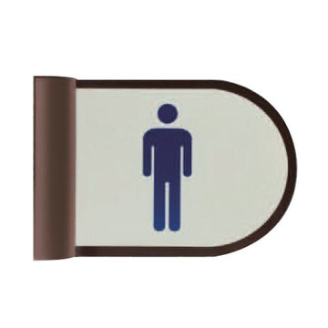 ZG1 鋁合金 PLS1822R-01 (男廁) 崁牆 指示牌 / 個 PLS18-08【APP滿額下單10%點數(單一帳號最高5000點)】1/31止