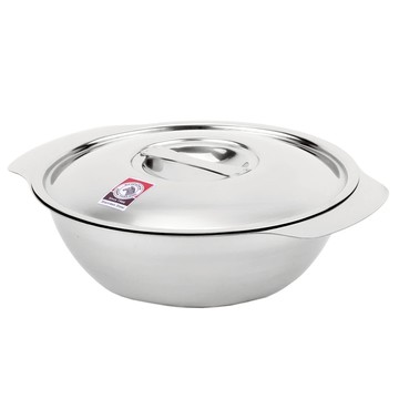 ZEBRA THAILAND 斑馬牌 SUS 304 不銹鋼湯碗 0.4公升 帶蓋  不鏽鋼  1個