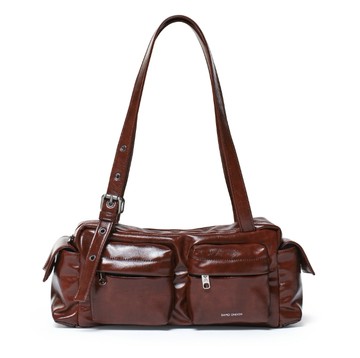 【SAMO ONDOH】Pocket Utility Bag M - vampire brown