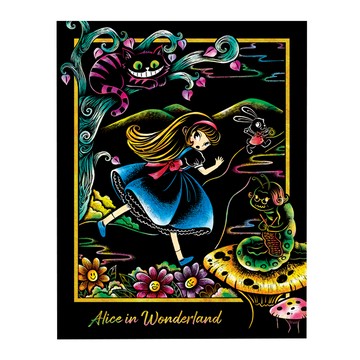 Lago Design 童話系列刮畫著色板 8入組  1個  童話