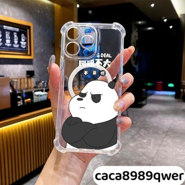 問題不大四角氣墊超級防摔 磁吸充電i16PROMAX 蘋果iPhone15 14 13 12 11 XR 8P保護殼