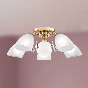 E27時尚風半吸頂五燈 B250-53-12-1746