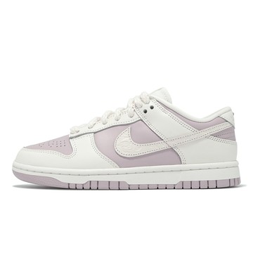 Nike 休閒鞋 Wmns Dunk Low 女鞋 米白 紫 浮雕 麻繩 低筒 IH0639-011