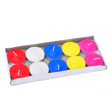 茶臘無煙保溫茶蠟鋁殼蠟小蠟燭燭浪漫禮物浪漫擺圖套餐10只價格