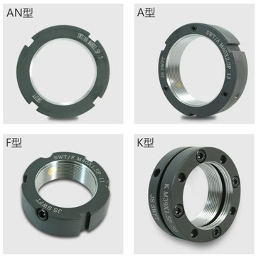 k鎖緊螺母絲桿防松SW徑向Rz型精密滾珠絲杠圓螺母螺帽軸承鎖母止