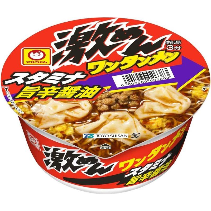 東洋水産 激めんワンタンメン スタミナ旨辛醤油 97g×12個