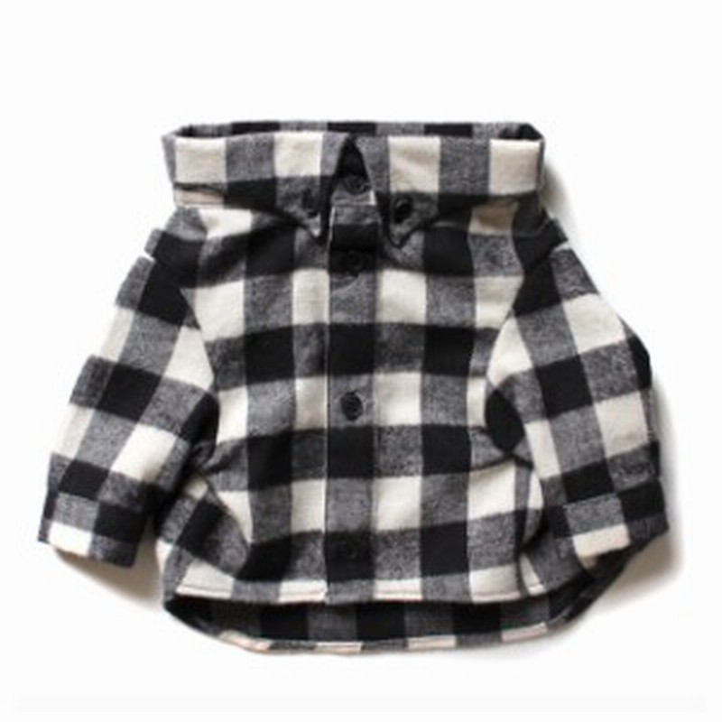 Aglae のドッグシャツ 白黒 ホワイト モノクロ チェック柄 犬服 イヌ ワンちゃんグッズ チワワ プードルサイズ 小型犬サイズ 通販 Lineポイント最大1 0 Get Lineショッピング