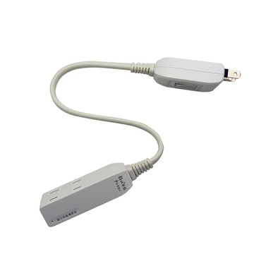 【朝日電工】2P高溫斷電4插 中繼線 0.3米(PTP-164-03)