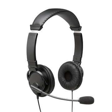 Kensington USB-C 立體聲有線耳機麥克風 18.5x16x7cm 150g 線長1.8米  K97457WW  黑色