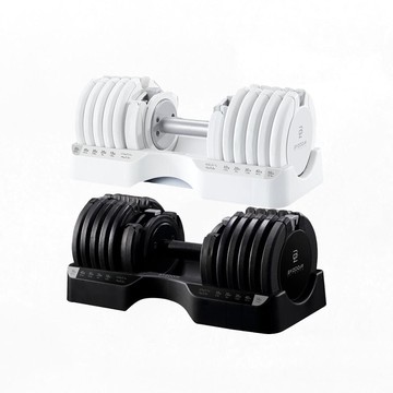 Pure Series 25kg(55LB) 15段重量 可調式啞鈴 經典黑(1支)