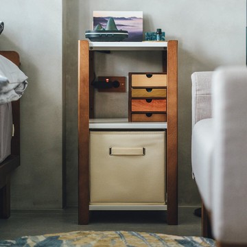 標準收納架【含布籃 & 抽屜式收納盒 2 入】