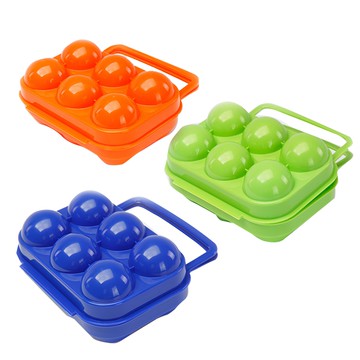 Block Mart 六格雞蛋收納盒  18 x 11.5cm  顏色隨機  3個