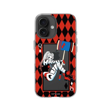 iPhone 16 Clear Case（相機按鈕） 透明 - Joker - 小丑女 - 棋盤風格