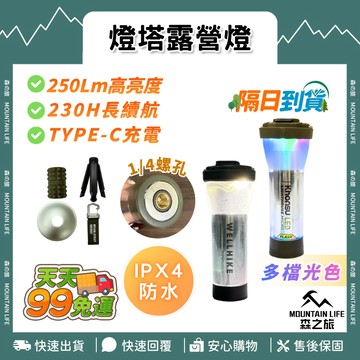 🚚下單就免運🌄夜營療癒神燈🌄GZ燈 塔燈 Type-C露營燈 帳篷燈 LED燈 照明燈 戶外燈 氣氛燈 野營燈 手電筒