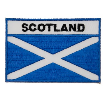 A-ONE 匯旺 蘇格蘭國旗刺繡布貼 DIY臂章 7.5 X 5 CM  蘇格蘭