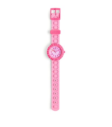 Flik Flak Pink Splash Watch
