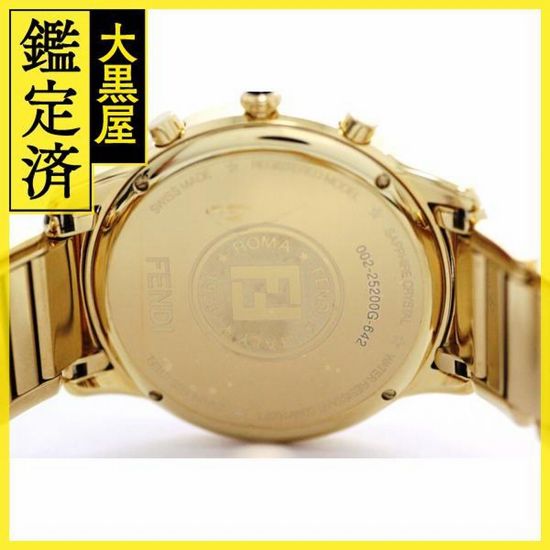 FENDI フェンディ 腕時計 クラシコラウンドクロノグラフ 25200G