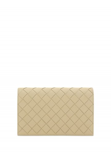 Bottega Veneta - Chain Wallet - Womens - Brown