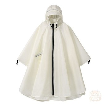 🛒下單立享優惠斗篷雨衣成人戶外徒步登山一體式雨披防水拉鍊便捷收納便攜式特厚
