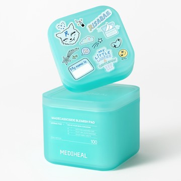 MEDIHEAL Toner Pads 100P Double Set (+Portable Case) (4 Options)