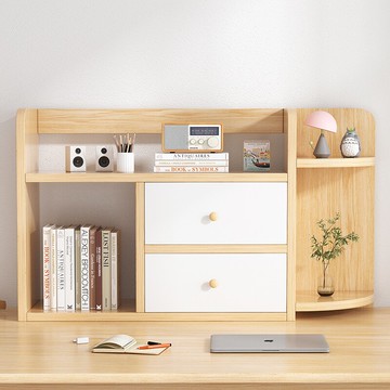 書架桌面辦公桌置物架子收納簡易桌子收納架現代簡約多層小型書柜