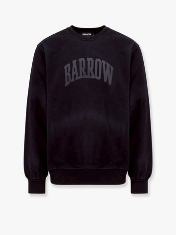 Cotton sweatshirt with logo on the front - BARROW - gender_Man