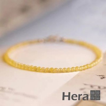【HERA 赫拉】3mm極細黃玉手鍊 H111040710