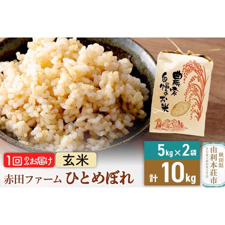 ふるさと納税 令和5年産秋田県産ひとめぼれ 計10kg（5kg×2袋） 秋田県由利本荘市